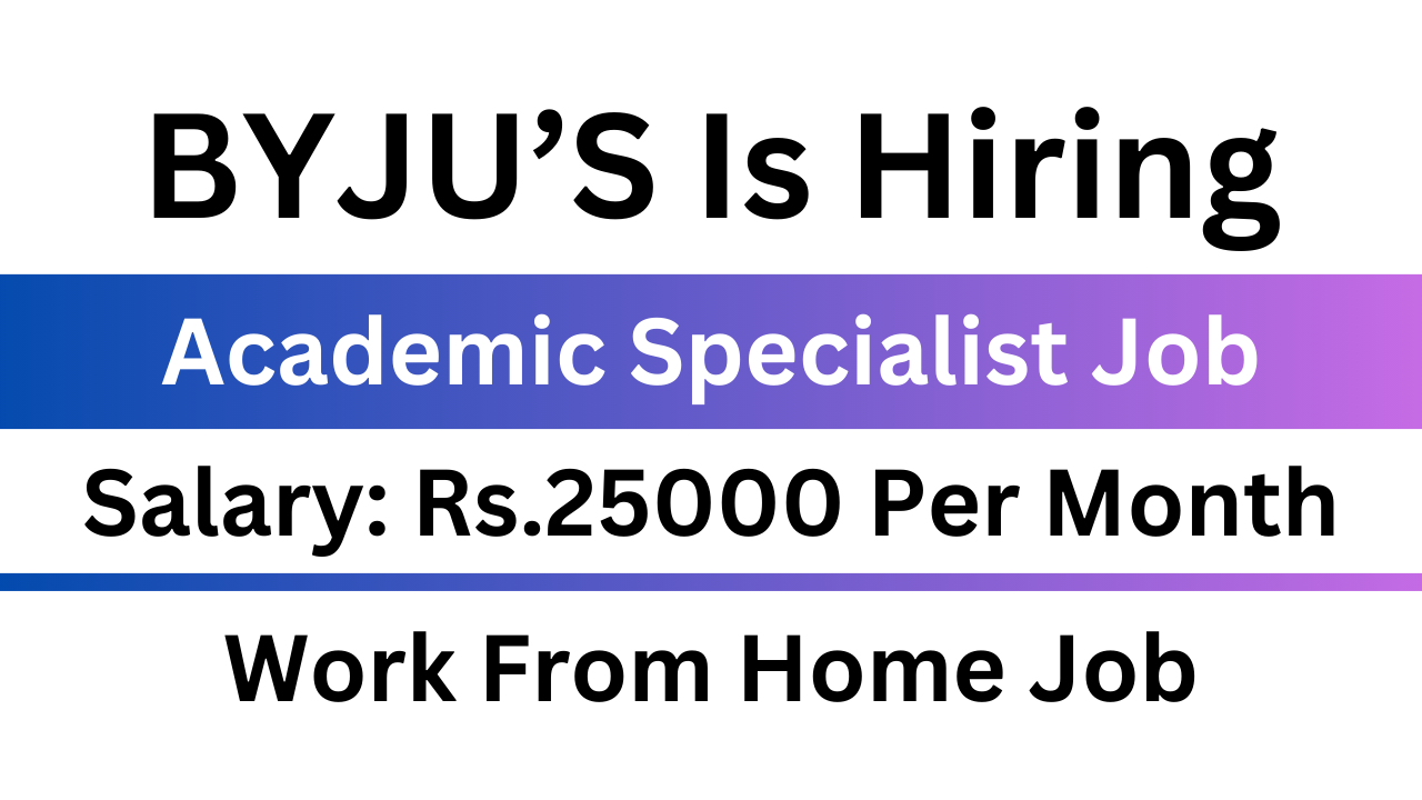 BYJU’S Is Hiring