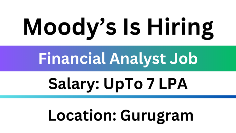 Moody’s Is Hiring