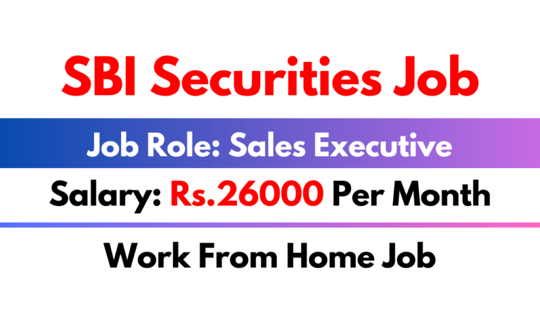 SBI Securities Job