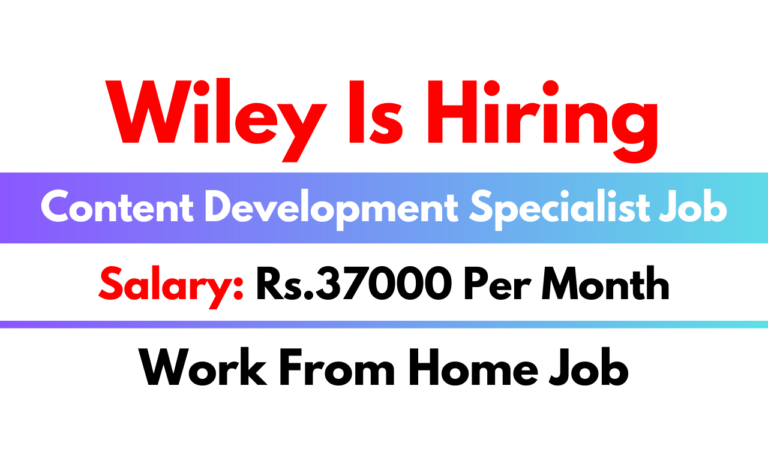 Wiley Is Hiring