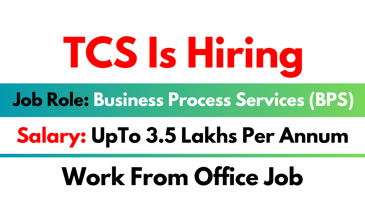 TCS BPS Hiring for 2025 Passing Graduates