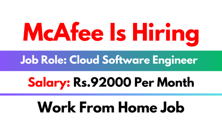 McAfee Is Hiring