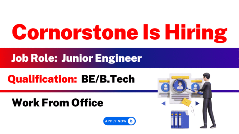 Cornorstone Is Hiring