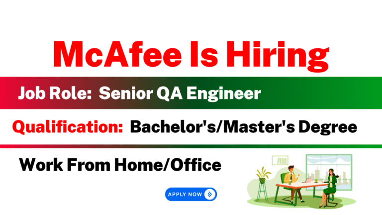 McAfee Is Hiring