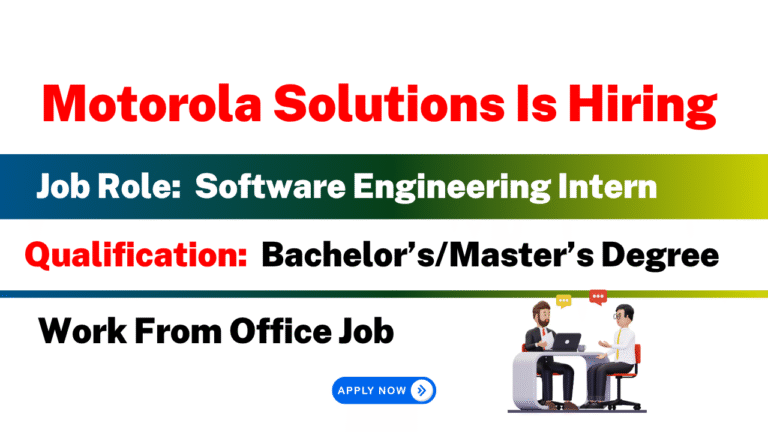 Motorola Solutions Is Hiring