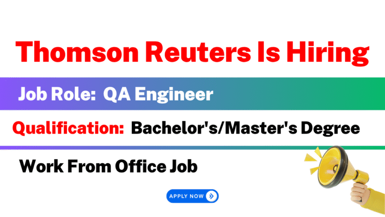 Thomson Reuters Job
