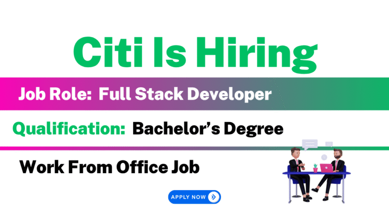 Citi Is Hiring