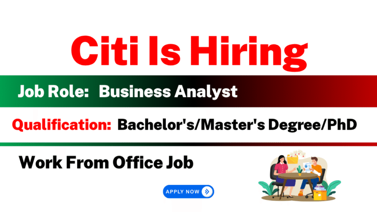 Citi Is Hiring