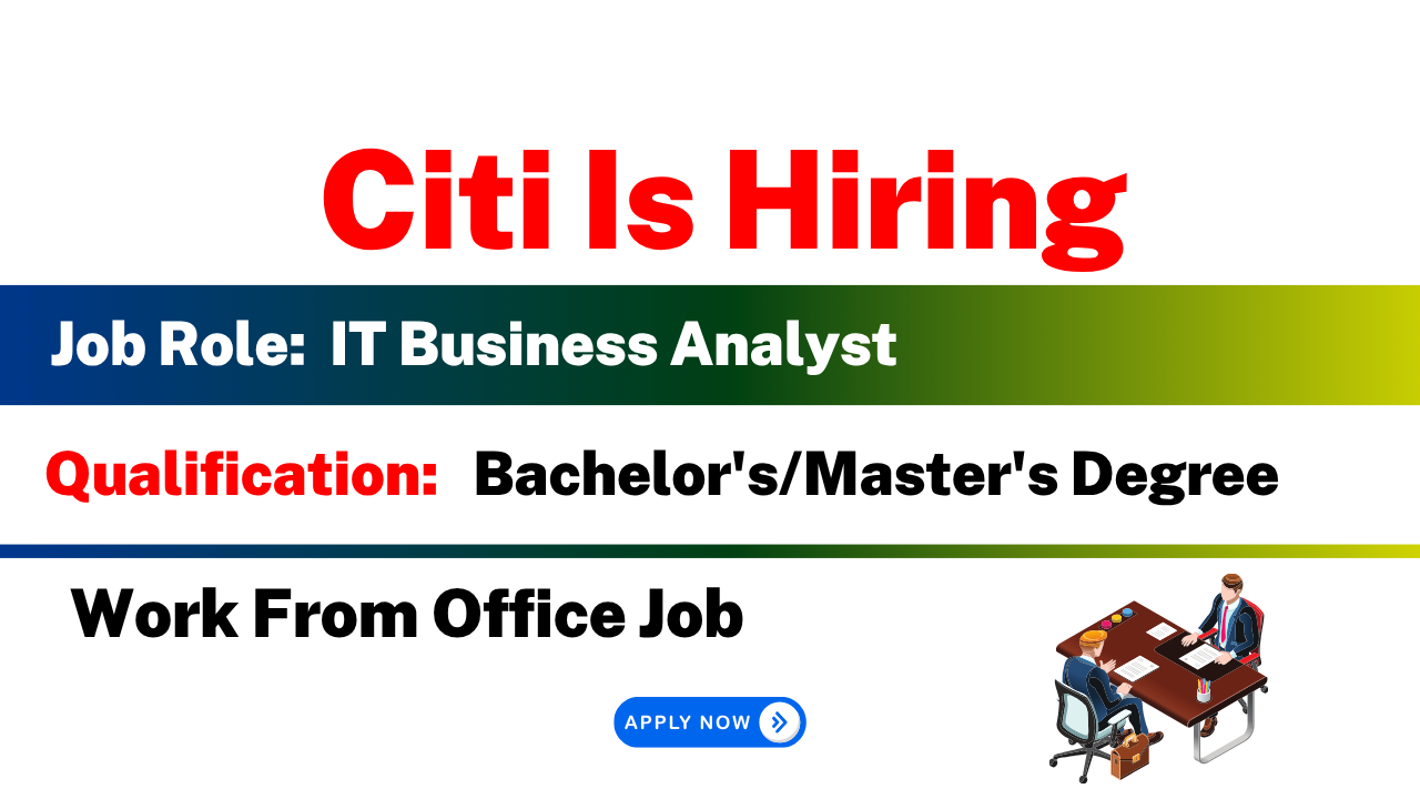 Citi Is Hiring