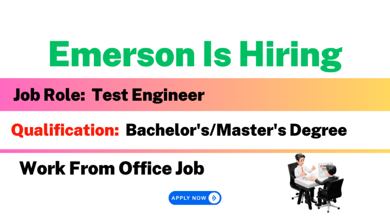 Emerson Is Hiring