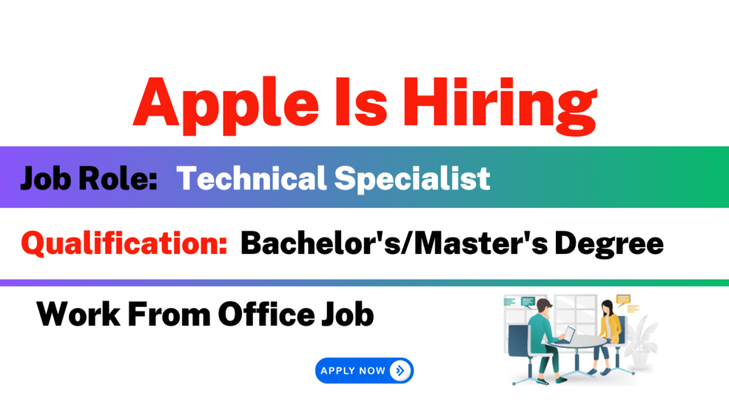Apple Software Developer Jobs Apple Recruitment 2026 | Technical Specialist Job | Work From Office ...
