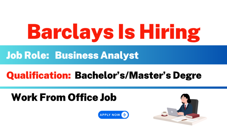 Barclays Is Hiring