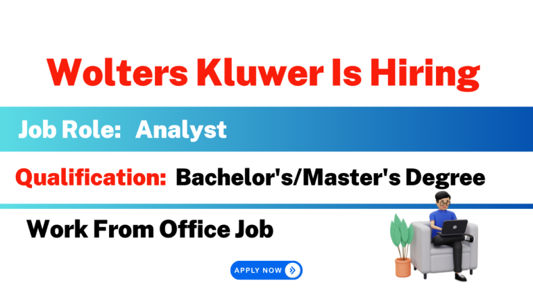 Wolters Kluwer Is Hiring
