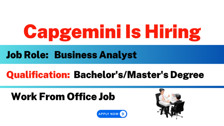 Capgemini Is Hiring