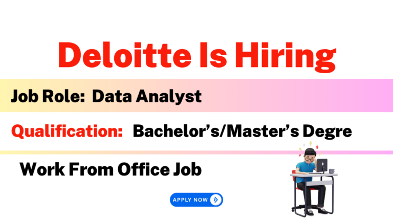 Deloitte Recruitment 2026