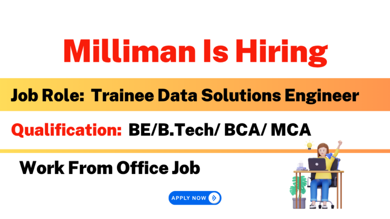 Milliman Recruitment 2026