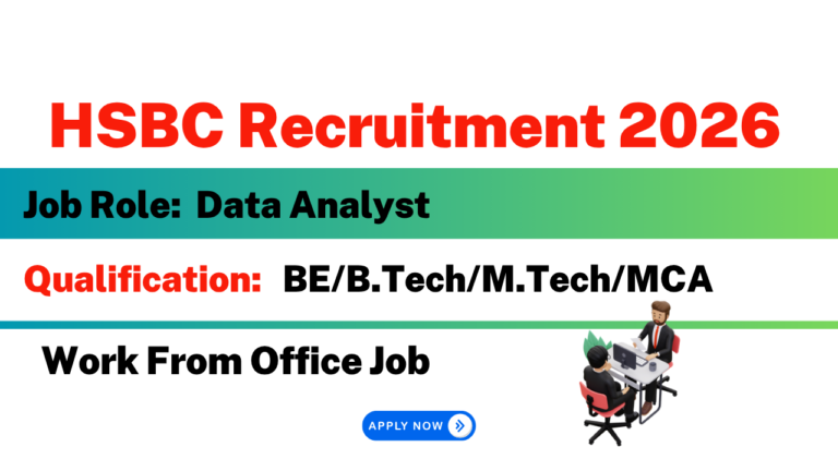 HSBC Recruitment 2026
