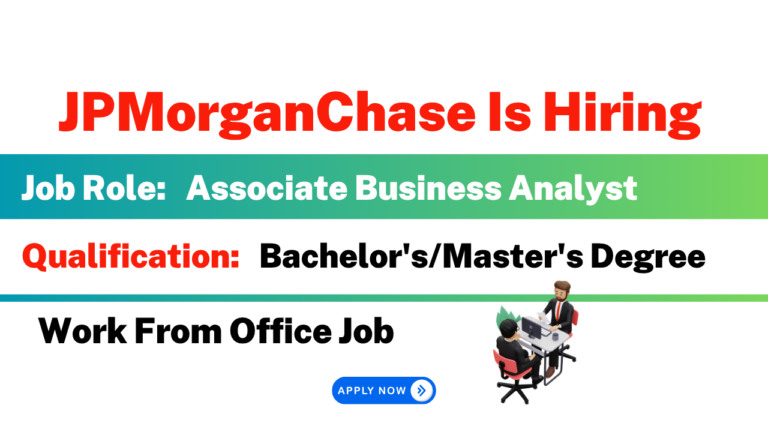 JPMorganChase Recruitment 2026