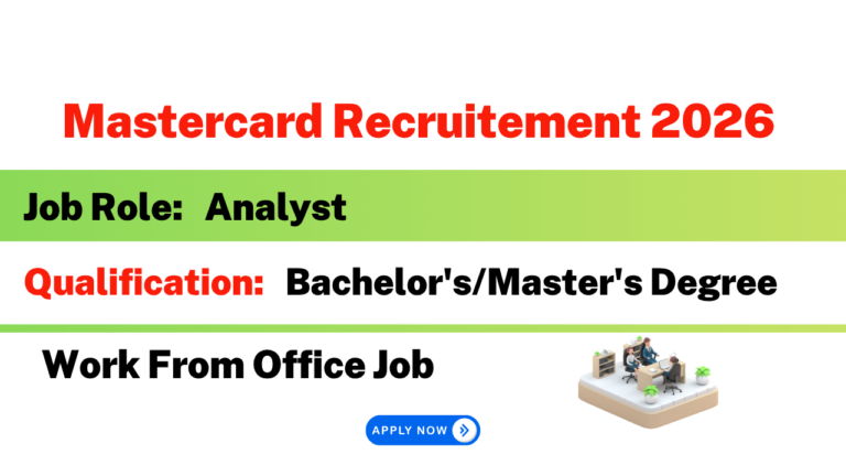 Mastercard Recruitement 2026