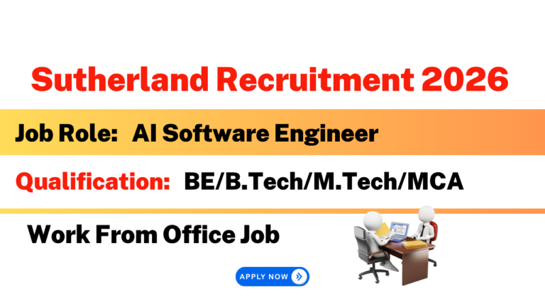 Sutherland Recruitment 2026