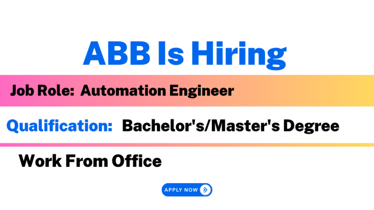 ABB Recruitment 2026