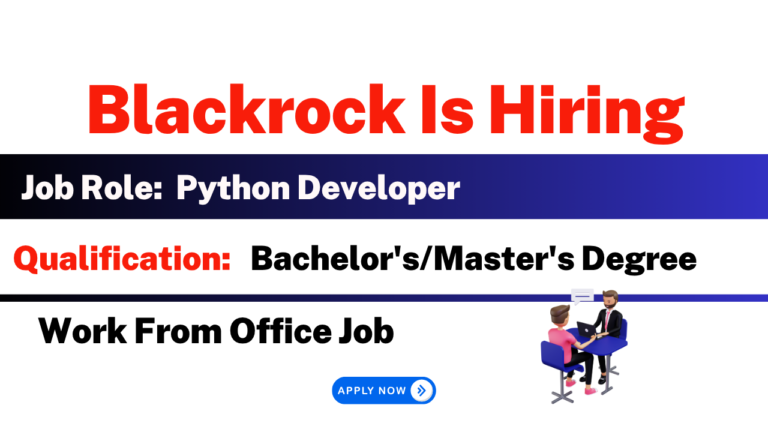Blackrock Job