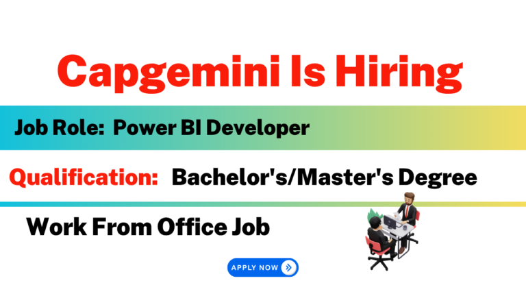 Capgemini Job