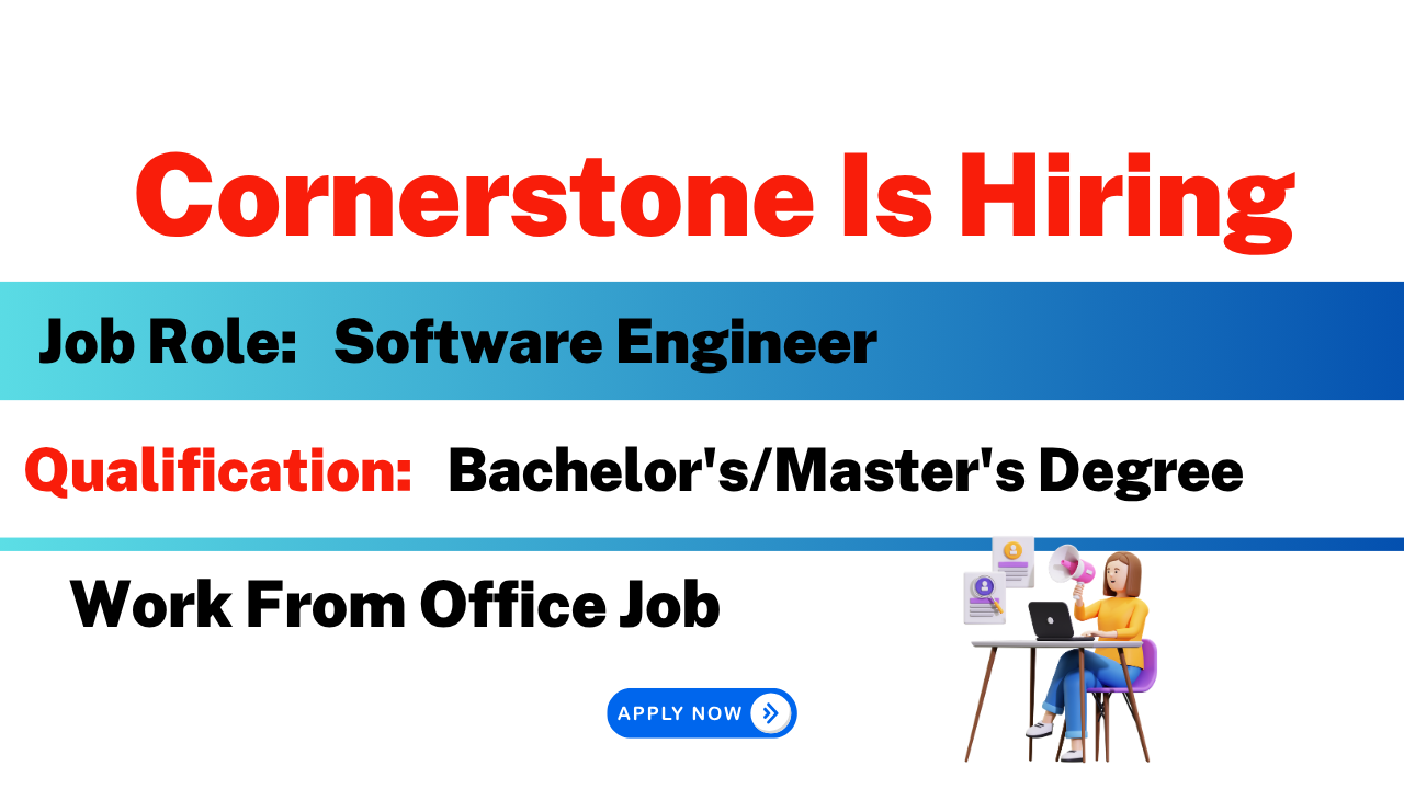 Cornerstone Is Hiring